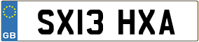 Truck License Plate